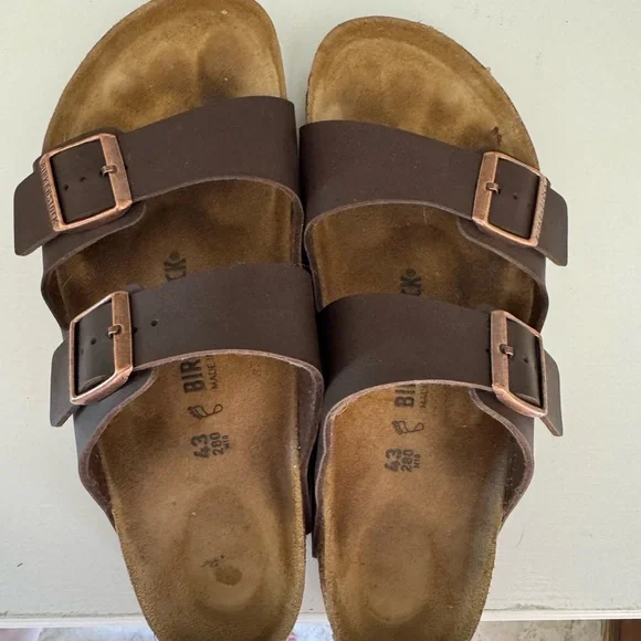 Birkenstock Men's Brown Sandals 43 size 10 - Picture 6 of 6